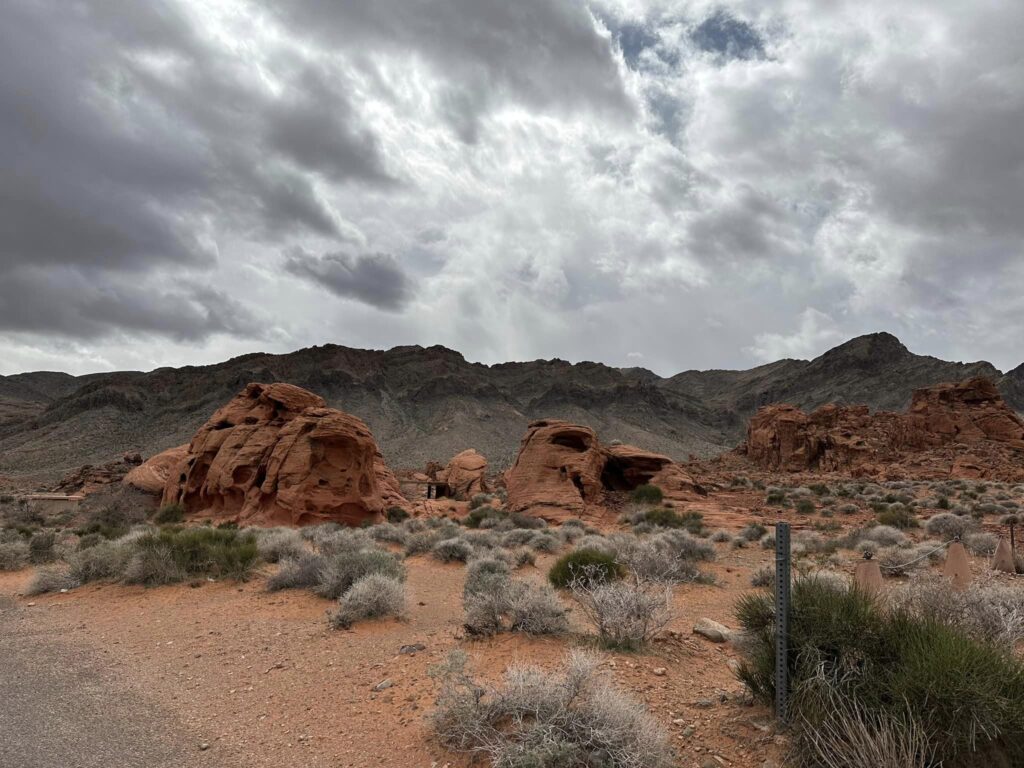 hiking at Valley of Fire