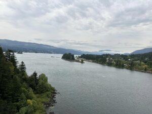 Columbia Gorge from Bridge of Gods