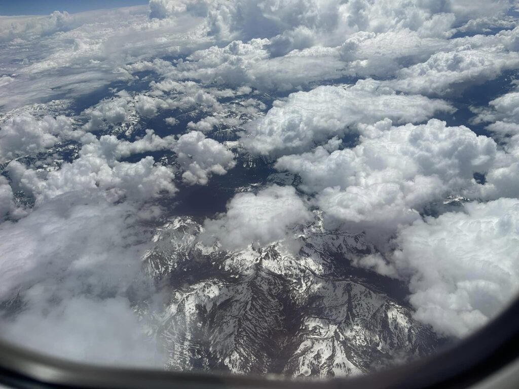 view from flight