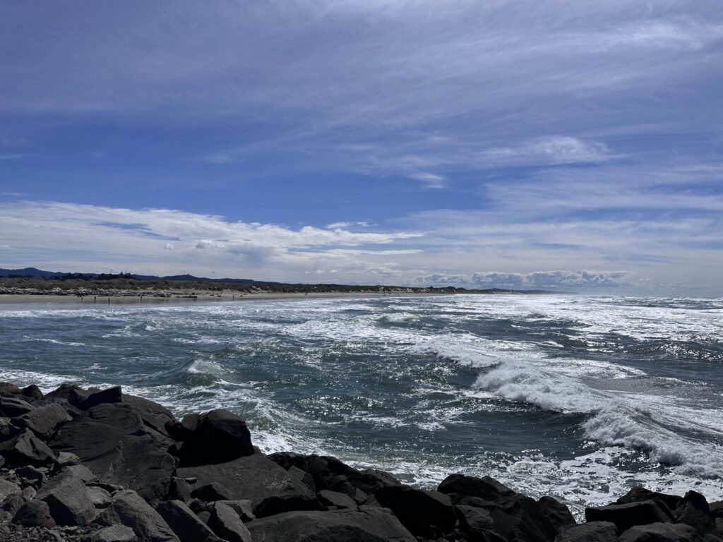 Pacific Ocean South Jetty Oregon Dunes