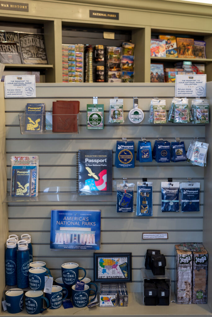 National Passport items at gift shop